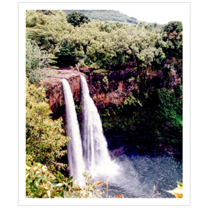 Wailua Falls I - Archival Canvas Paper