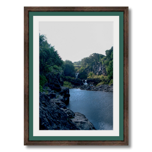 Maui Rainforest III - Framed - Metallic Paper