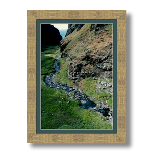 Flying Over Waimea Canyon - Framed - Archival Canvas Paper