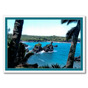 Maui Coast V - Framed - Metallic Paper