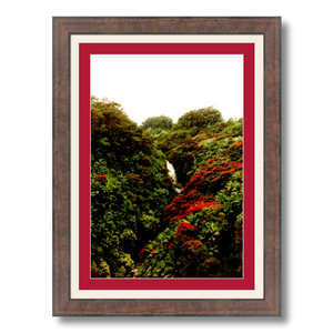 Maui Waterfalls III - Framed - Archival Canvas Paper