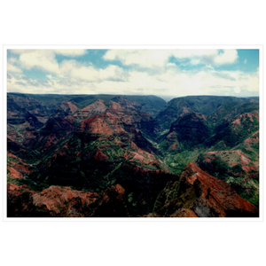 Waimea Canyon - Archival Canvas Paper