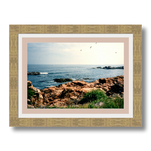 Rockport I - Framed - Archival Linen Paper