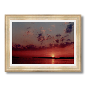 Wellfleet Harbor - Framed - Hahnemühle Torchon Paper