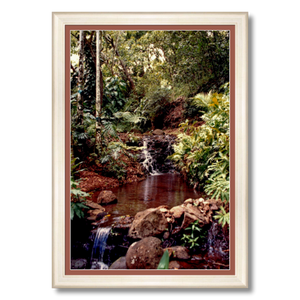Allerton Garden I - Framed - Archival Canvas Paper