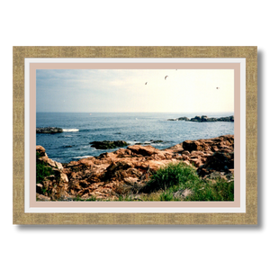 Rockport I - Framed - Hahnemühle Torchon Paper