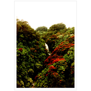 Maui Waterfalls III - Archival Canvas Paper