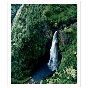 Flying the Nā Pali Coast II - Archival Canvas Paper