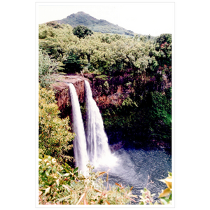 Wailua Falls I - Archival Canvas Paper