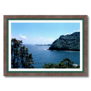 Maui Coast IV - Framed - Archival Canvas Paper