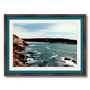 Walking Acadia II - Framed - Metallic Paper