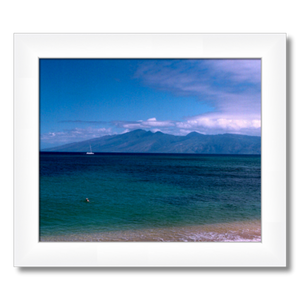 Maui Coast III - Framed - Archival Canvas Paper