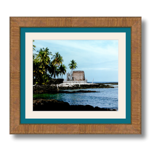Alula Beach - Framed - Satin Luster Paper