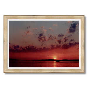 Wellfleet Harbor - Framed - Hahnemühle Torchon Paper