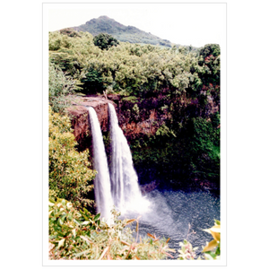 Wailua Falls I - Archival Canvas Paper