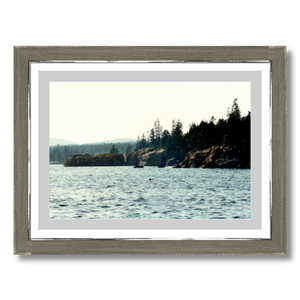 Sailing Acadia - Framed - Archival Linen Paper