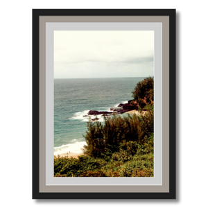 Kauai Coast II - Black Frame - Premium Giclee Paper