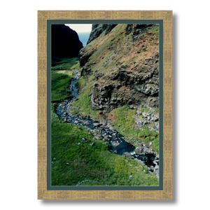 Flying Over Waimea Canyon - Framed - Archival Canvas Paper