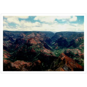 Waimea Canyon - Archival Canvas Paper