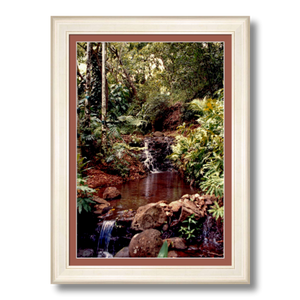 Allerton Garden I - Framed - Archival Canvas Paper