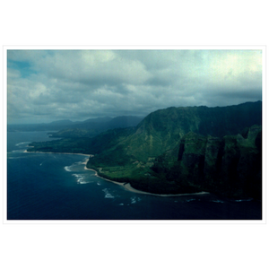 Flying the Nā Pali Coast I - Premium Giclee Paper