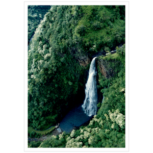 Flying the Nā Pali Coast II - Archival Canvas Paper