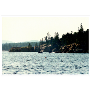 Sailing Acadia - Archival Canvas Paper