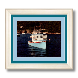 Seal Harbor - Framed - Satin Luster Paper