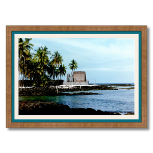 Alula Beach - Framed - Satin Luster Paper
