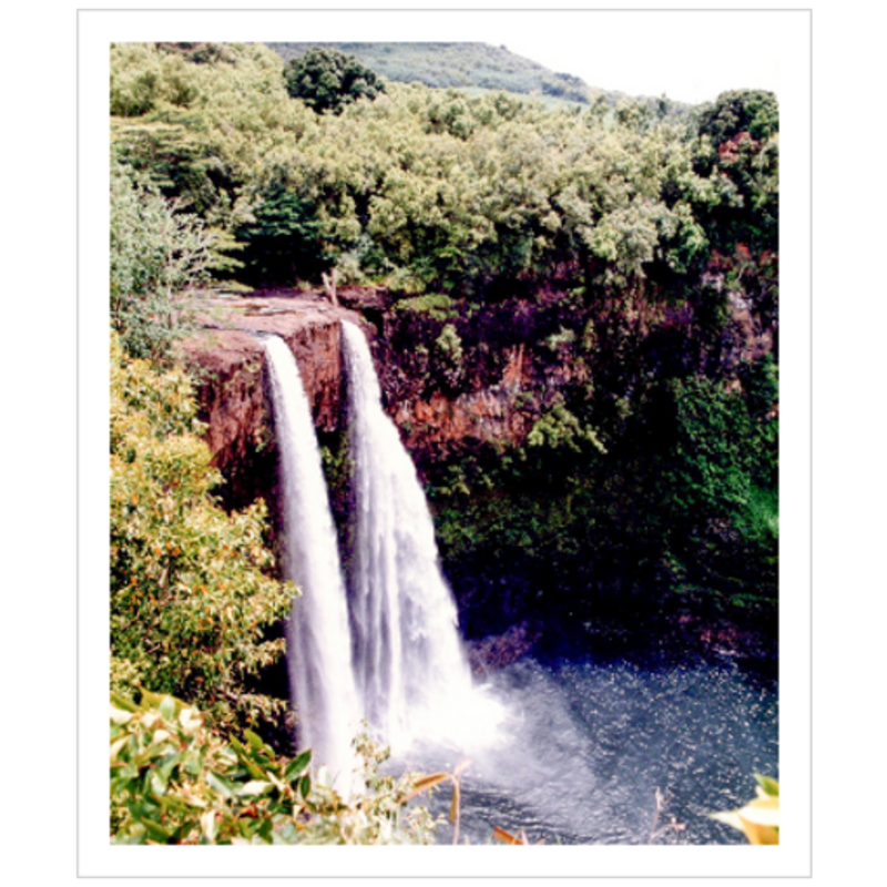 Wailua Falls I - Archival Canvas Paper