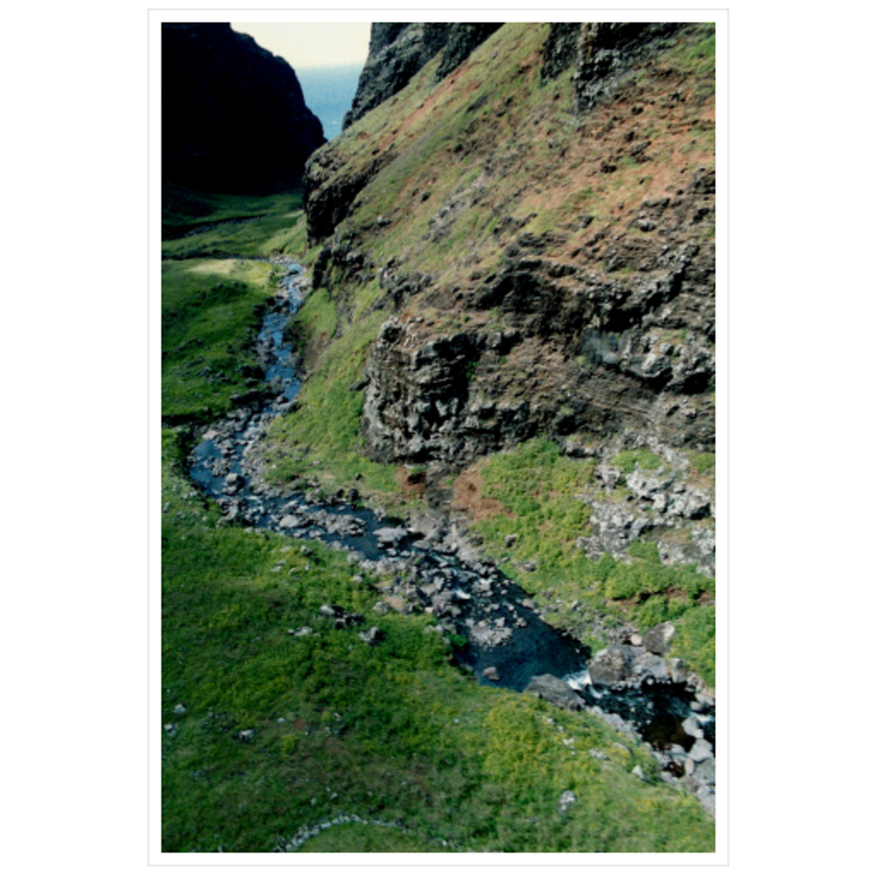 Flying Over Waimea Canyon - Archival Canvas Paper