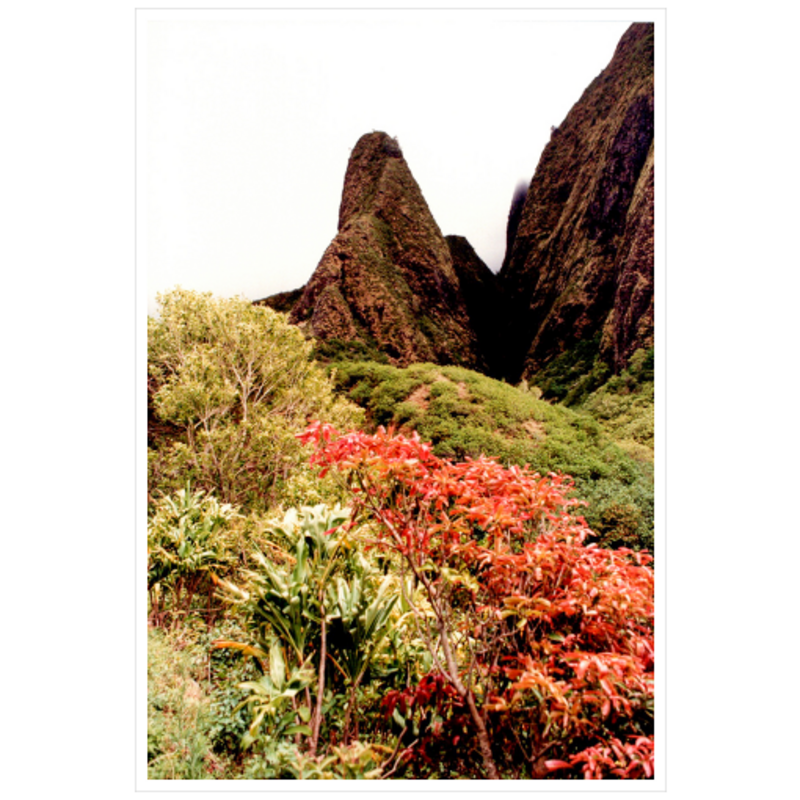 Iao Needle - Archival Canvas Paper