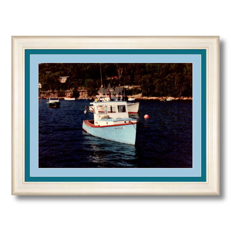 Seal Harbor - Framed - Satin Luster Paper