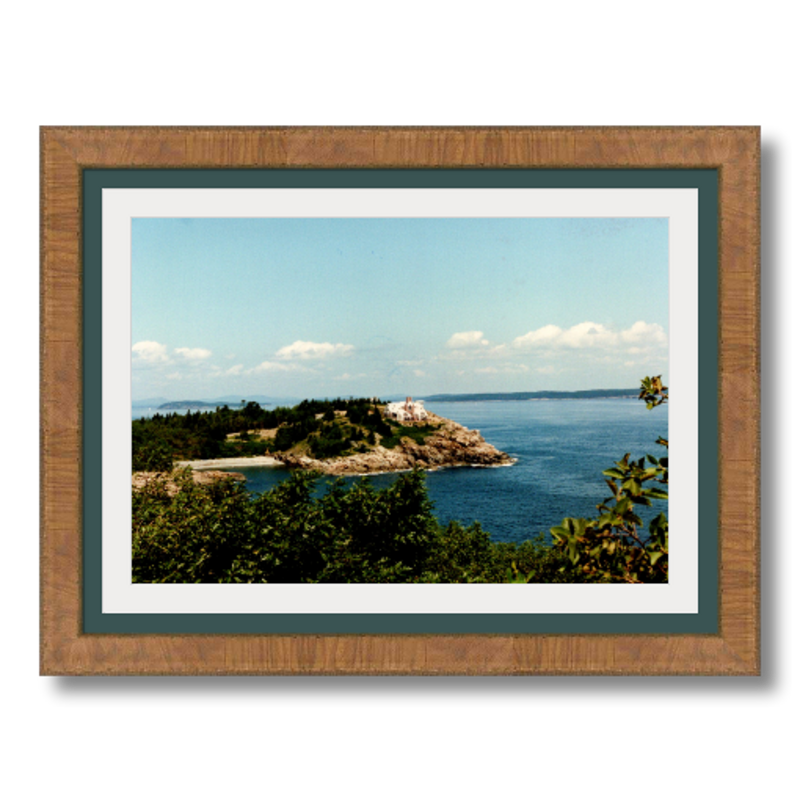 Walking Acadia - Framed - Satin Luster Paper