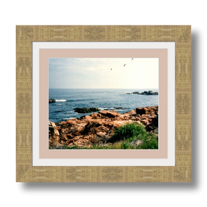 Rockport I - Framed - Archival Linen Paper