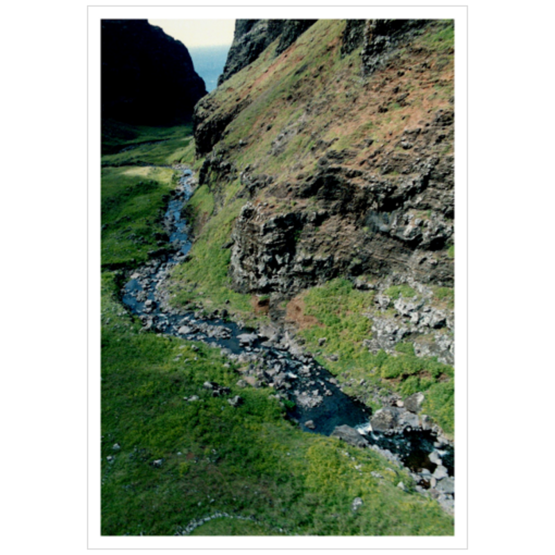 Flying Over Waimea Canyon - Archival Canvas Paper