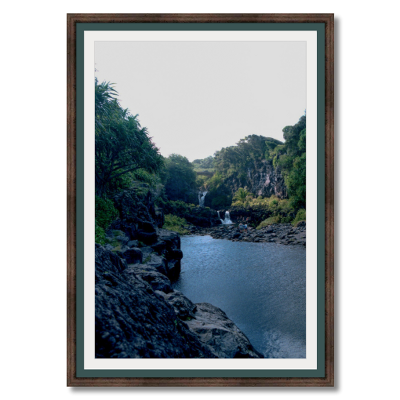 Maui Rainforest III - Framed - Metallic Paper