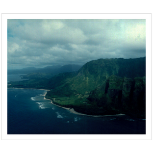 Flying the Nā Pali Coast I - Premium Giclee Paper