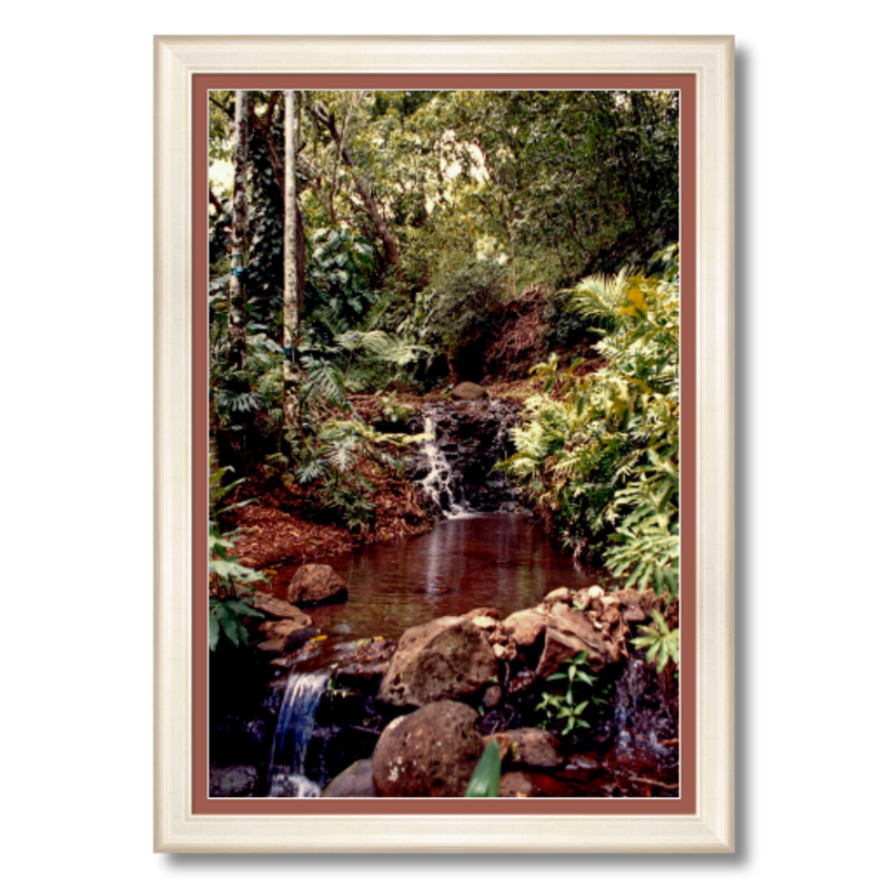 Allerton Garden I - Framed - Archival Canvas Paper