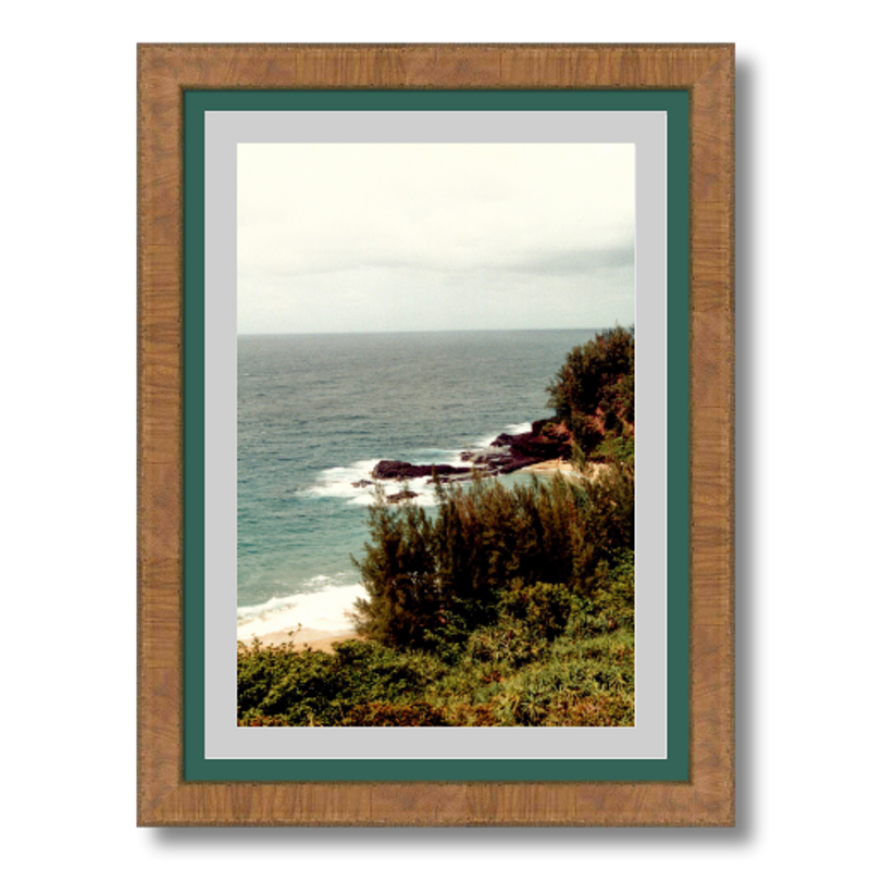 Kauai Coast II - Framed - Premium Giclee Paper