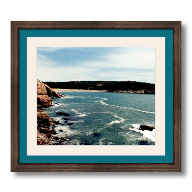 Walking Acadia II - Framed - Metallic Paper