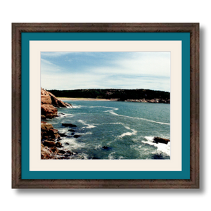 Walking Acadia II - Framed - Metallic Paper