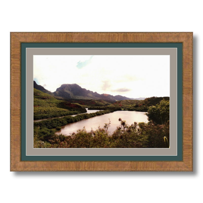 Allerton Garden II - Framed - Archival Canvas Paper