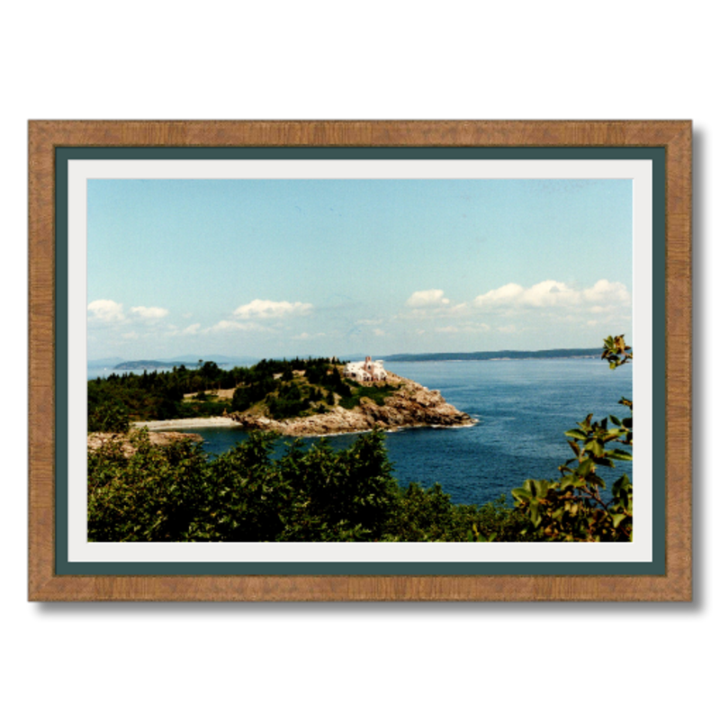 Walking Acadia - Framed - Satin Luster Paper