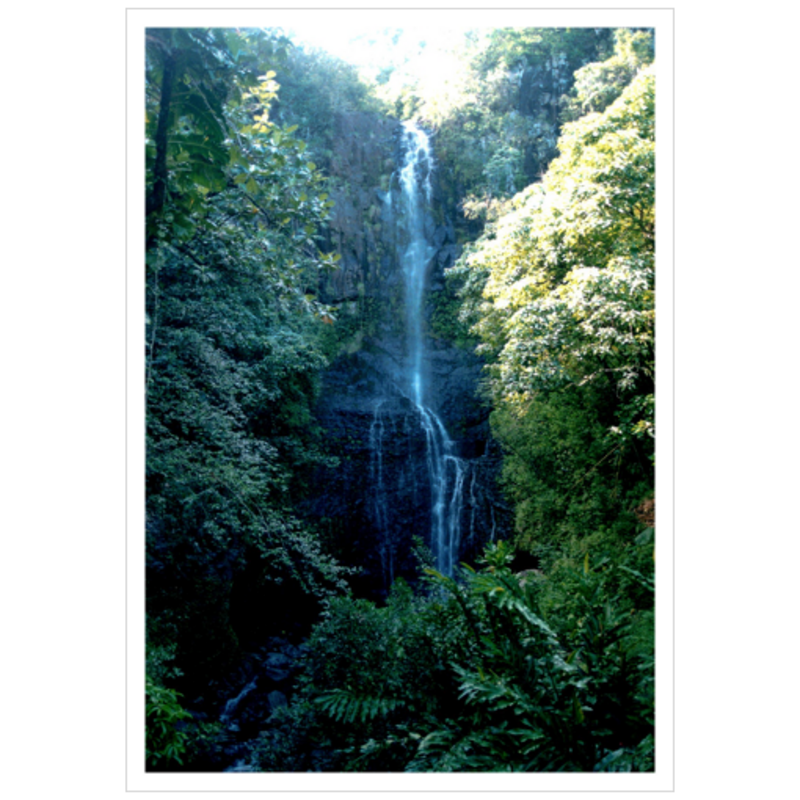 Maui Waterfalls II - Archival Canvas Paper