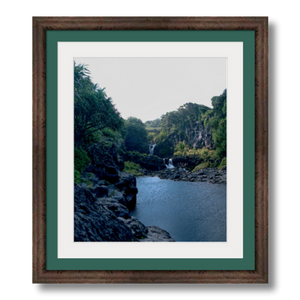 Maui Rainforest III - Framed - Archival Canvas Paper