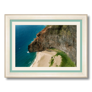 Nā Pali Coast II - Framed - Metallic Paper