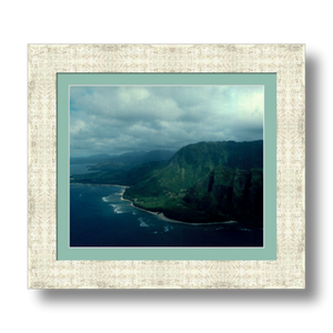 Flying the Nā Pali Coast I - Framed - Premium Giclee Paper