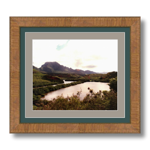 Allerton Garden II - Framed - Archival Canvas Paper