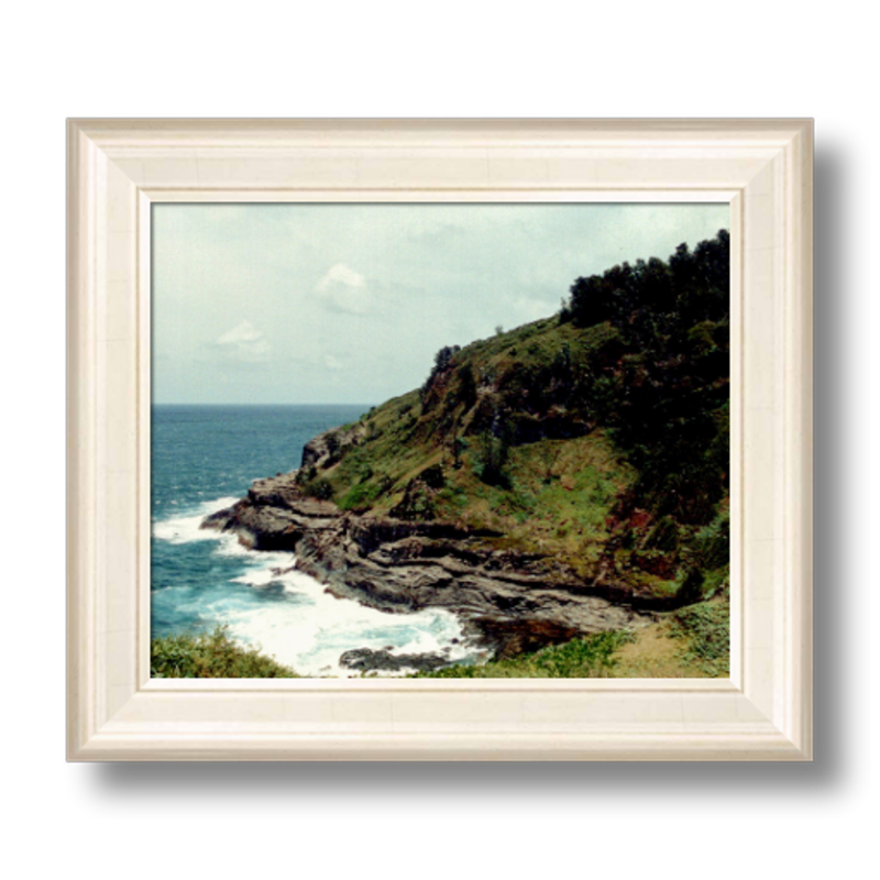 Kauai Coast I - Framed - Archival Canvas Paper